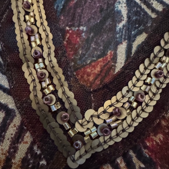 Chico's Multicolor Patterned Blouse - Picture 3 of 5